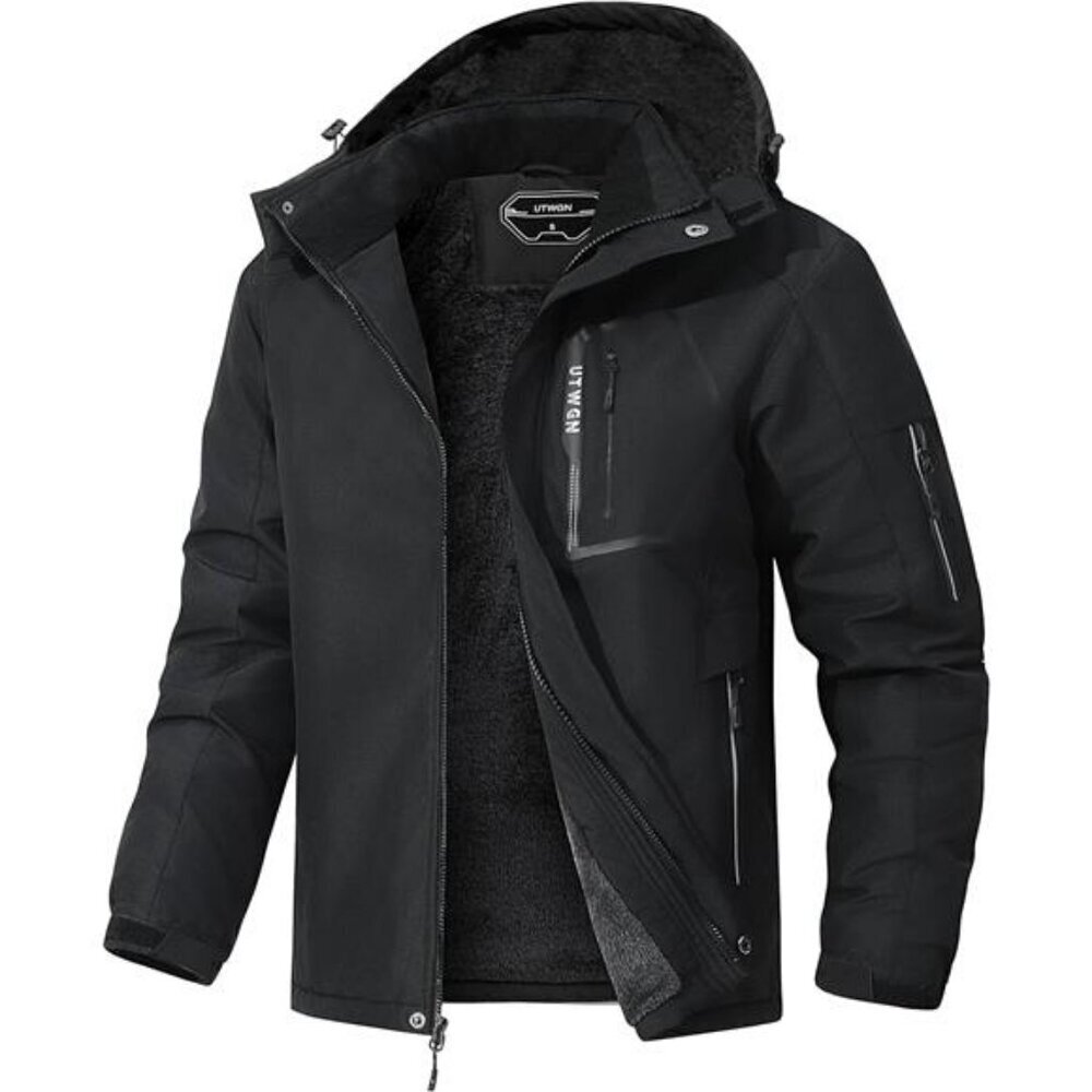 Waterproof Ski Jacket Winter Hooded Windbreaker Coat